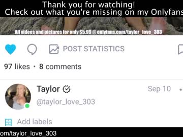 female cam girl taylor_love_303 image #3601879