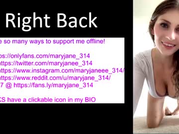 female cam girl maryjane_314 image #2069502